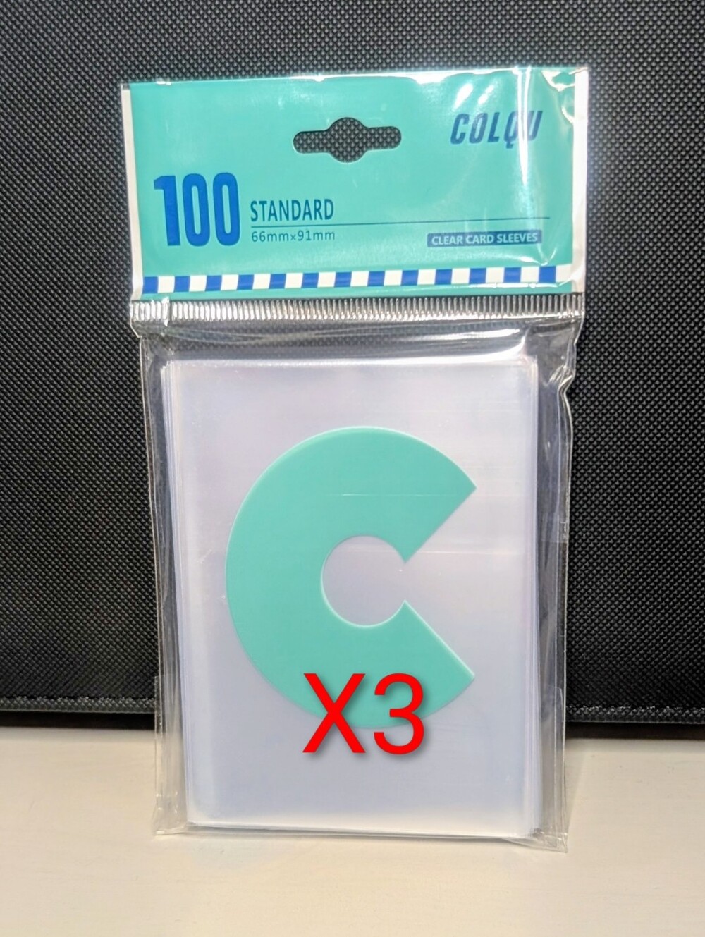 3 Packs-300 Clear Card Sleeves for Pokemon Trading Cards, Sports and Others Soft